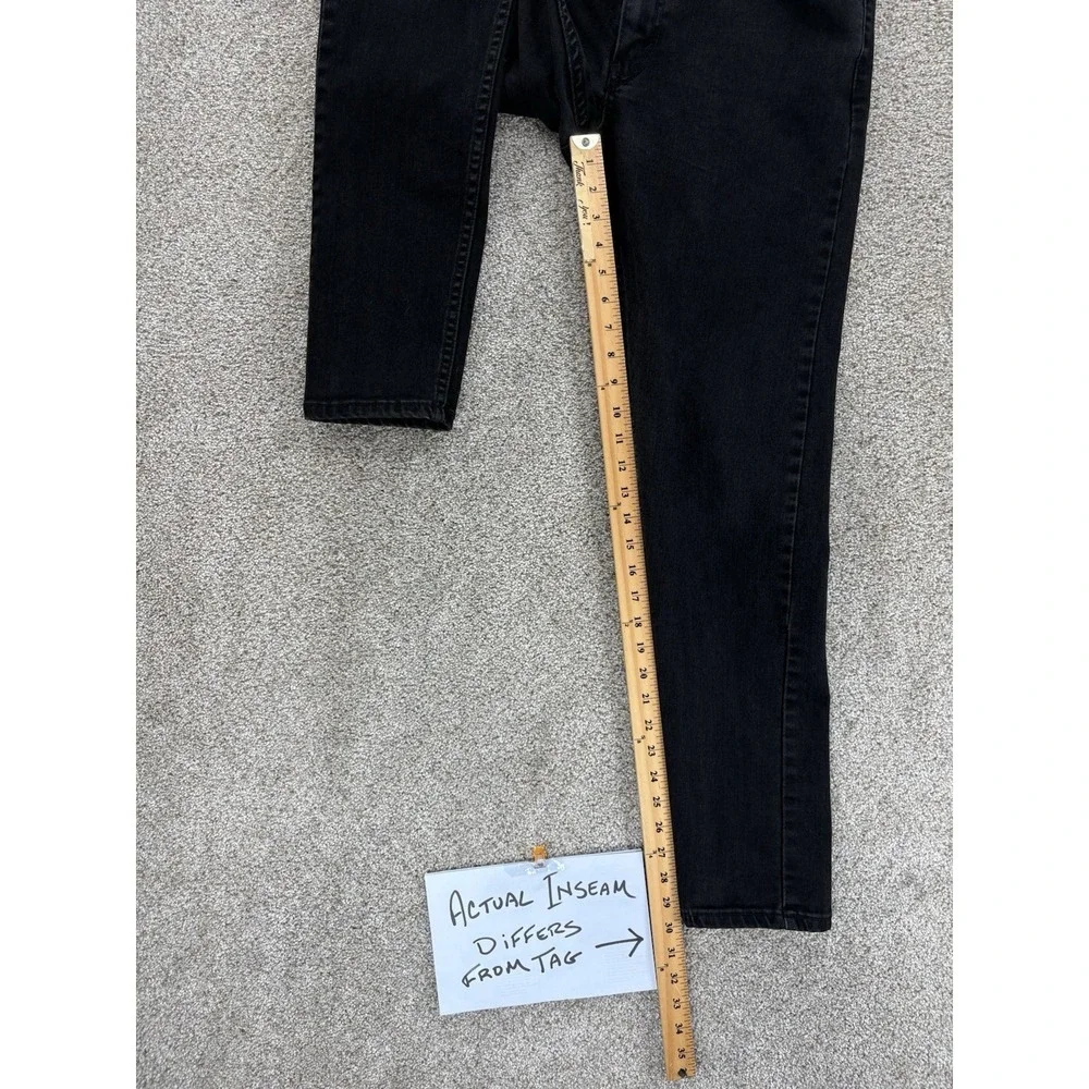Levis 512 Slim Taper Jeans Mens 32x32 (Fit 32x30) Black Native Cali Wash Stretch